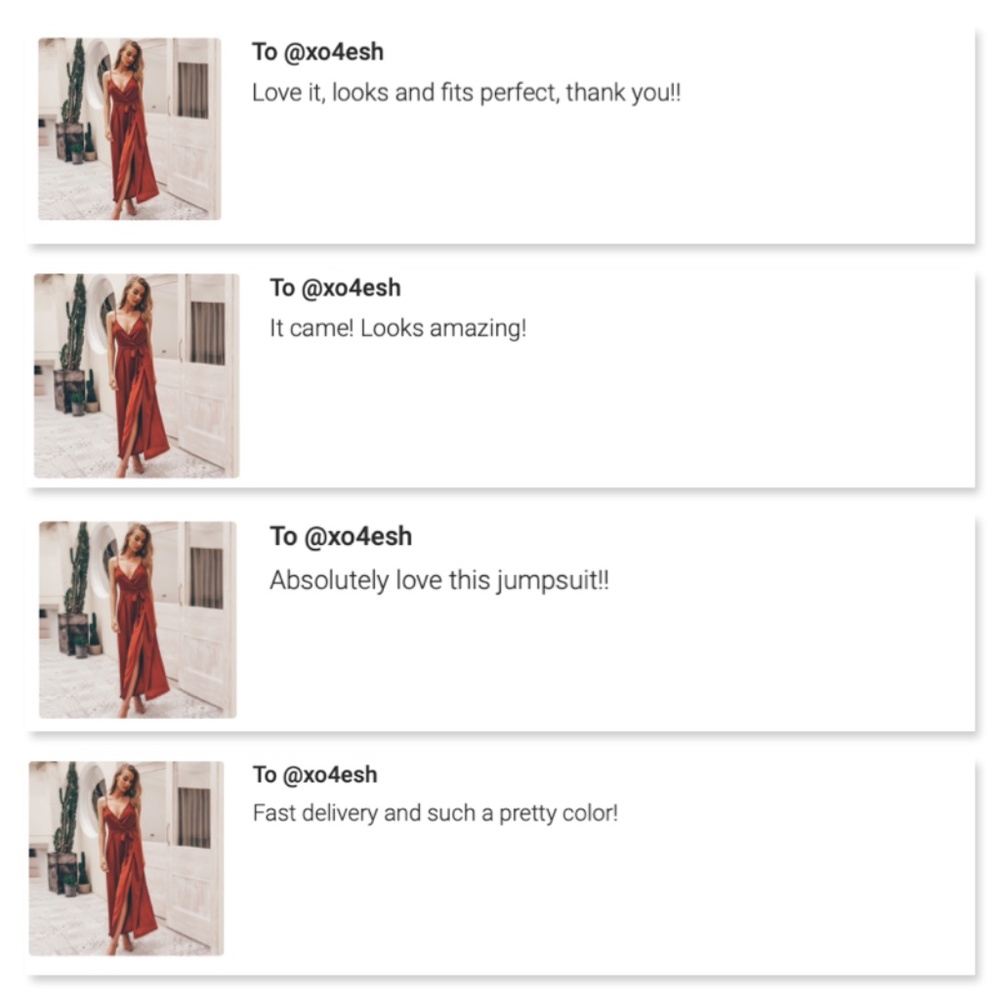 Wide Leg High Slit Surplice Belted Jumpsuit - Picture 6 of 9